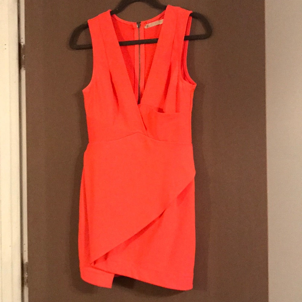 Jean Jail mini neon pink dress